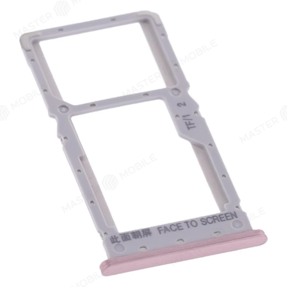 Держатель сим-карты для Xiaomi Redmi Note 6 Pro (M1806E7TG) (розовый)  фото №3