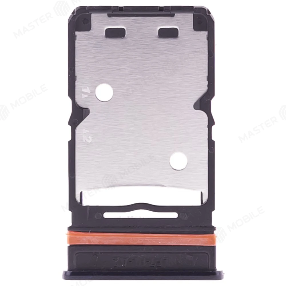 Держатель сим-карты для Tecno Pova 3 (LF7N) (черный) фото №1