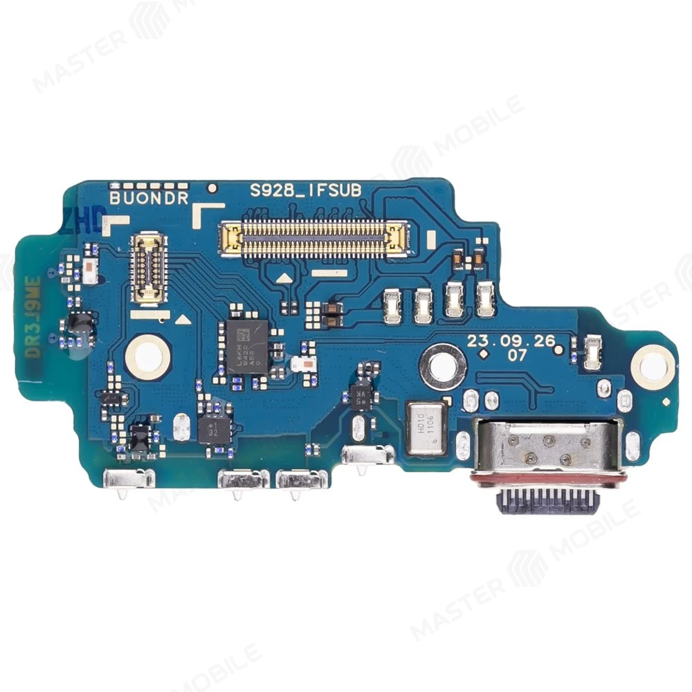 Нижняя плата для Samsung S928 Galaxy S24 Ultra с комп. + разъем зарядки + микрофон фото №1