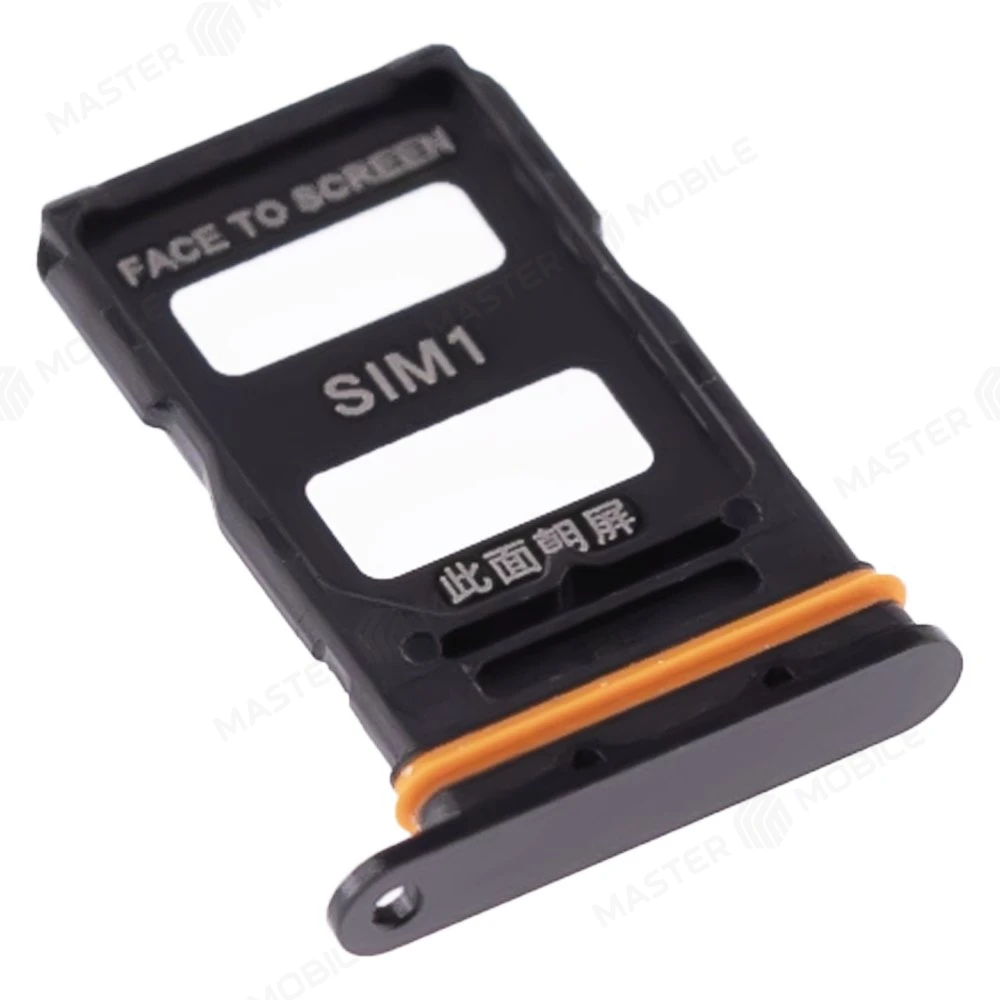 Держатель сим-карты для Xiaomi 14 Ultra (24030PN60G) (черный) фото №3