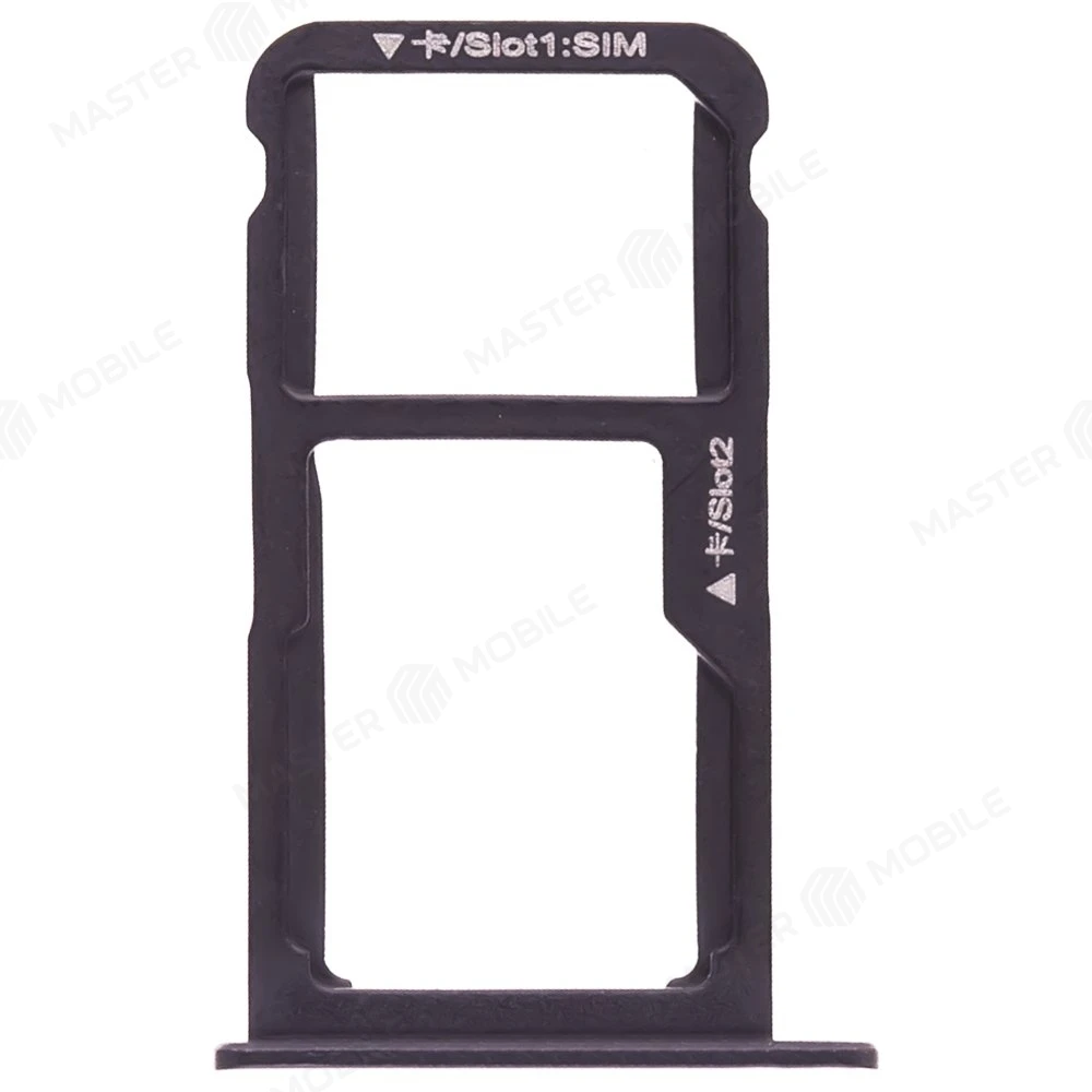 Держатель сим-карты для Huawei Honor 8 Lite (PRA-TL10) (черный) фото №1