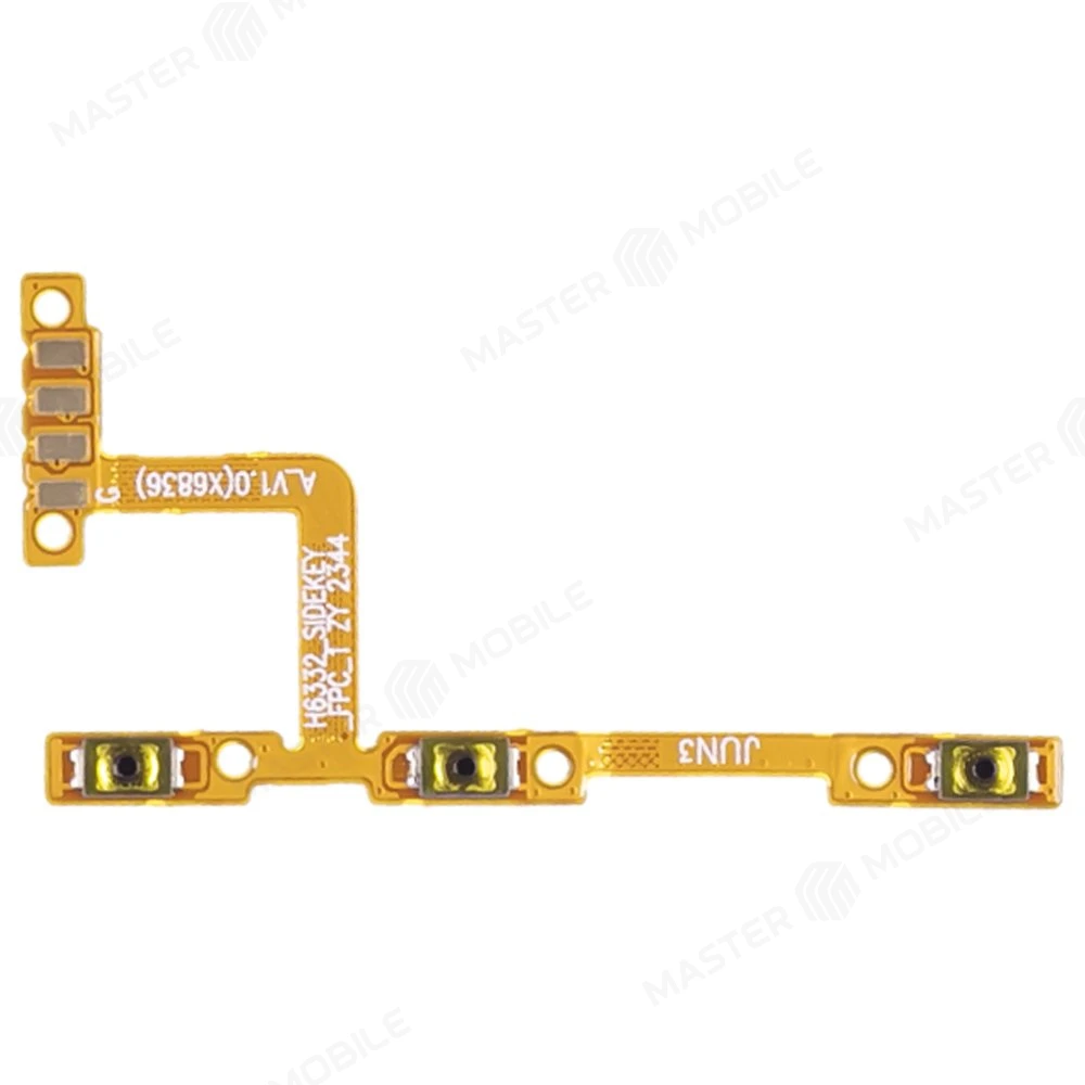 Шлейф для Infinix Hot 40 (X6836) / Hot 40 Pro (X6837) / Tecno Spark 20 Pro (KJ6) с комп. (на кнопку включения и кнопки громкости) фото №1