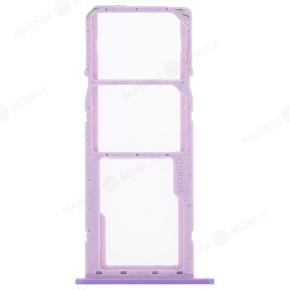 Держатель сим-карты для Samsung M115 Galaxy M11 (фиолетвый) фото №1