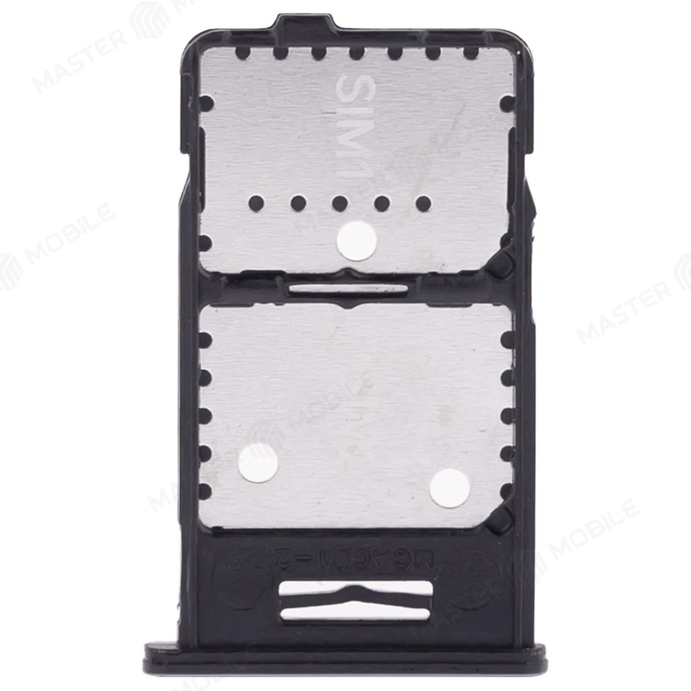 Держатель сим-карты для Samsung M317 Galaxy M31s (серебристый) фото №1