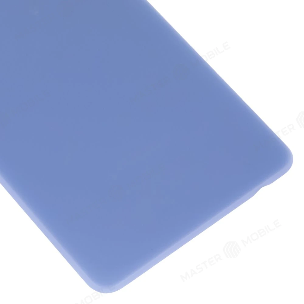 Задняя крышка для Samsung A725 Galaxy A72 (голубой) (в сборе со стеклом камеры) фото №4