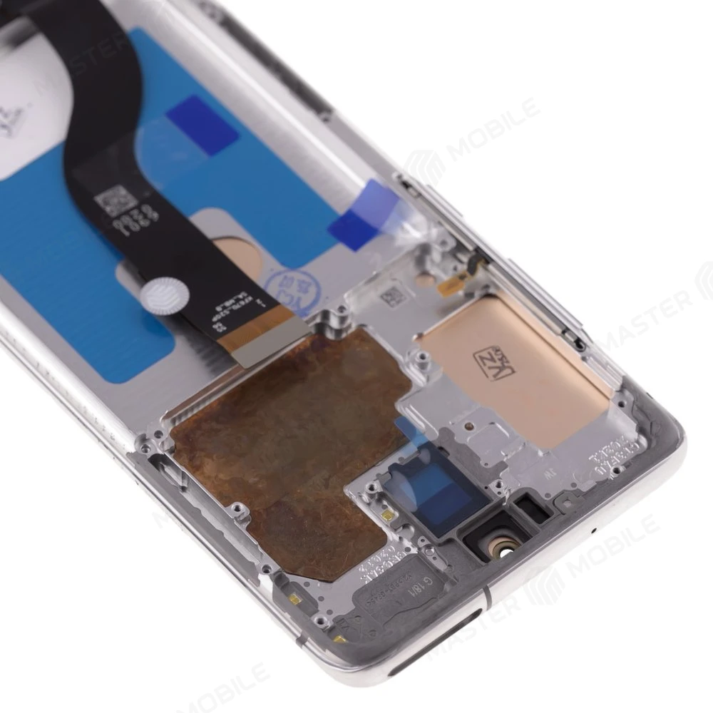 Дисплей для Samsung G985 Galaxy S20+ / G986 Galaxy S20+ 5G + тачскрин (серебристый) (в рамке) (OLED) (Full Size) фото №3