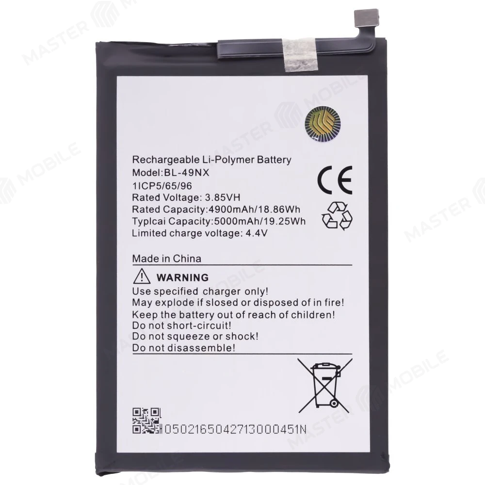 Аккумулятор для Infinix Hot 30i (X669) / Hot 40i (X6528B) / Smart 7 (X6515) / Smart 7 HD (X6516) / Smart 8 (X6525) / 8 Pro (X6525B) (BL-49NX) фото №1