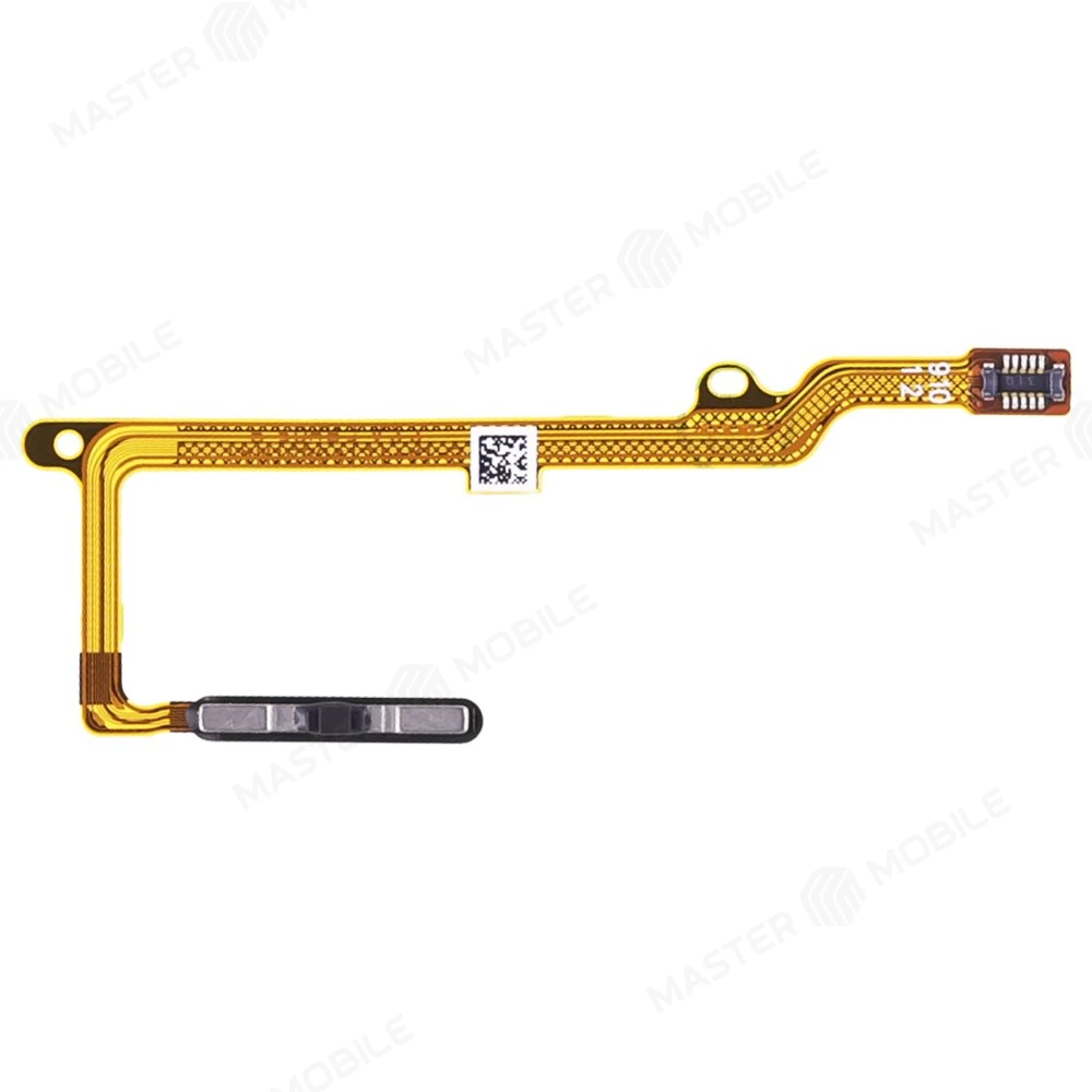 Шлейф для Huawei Honor X8a (CRT-LX1) с комп. + сканер отпечатка пальца (черный)  фото №2