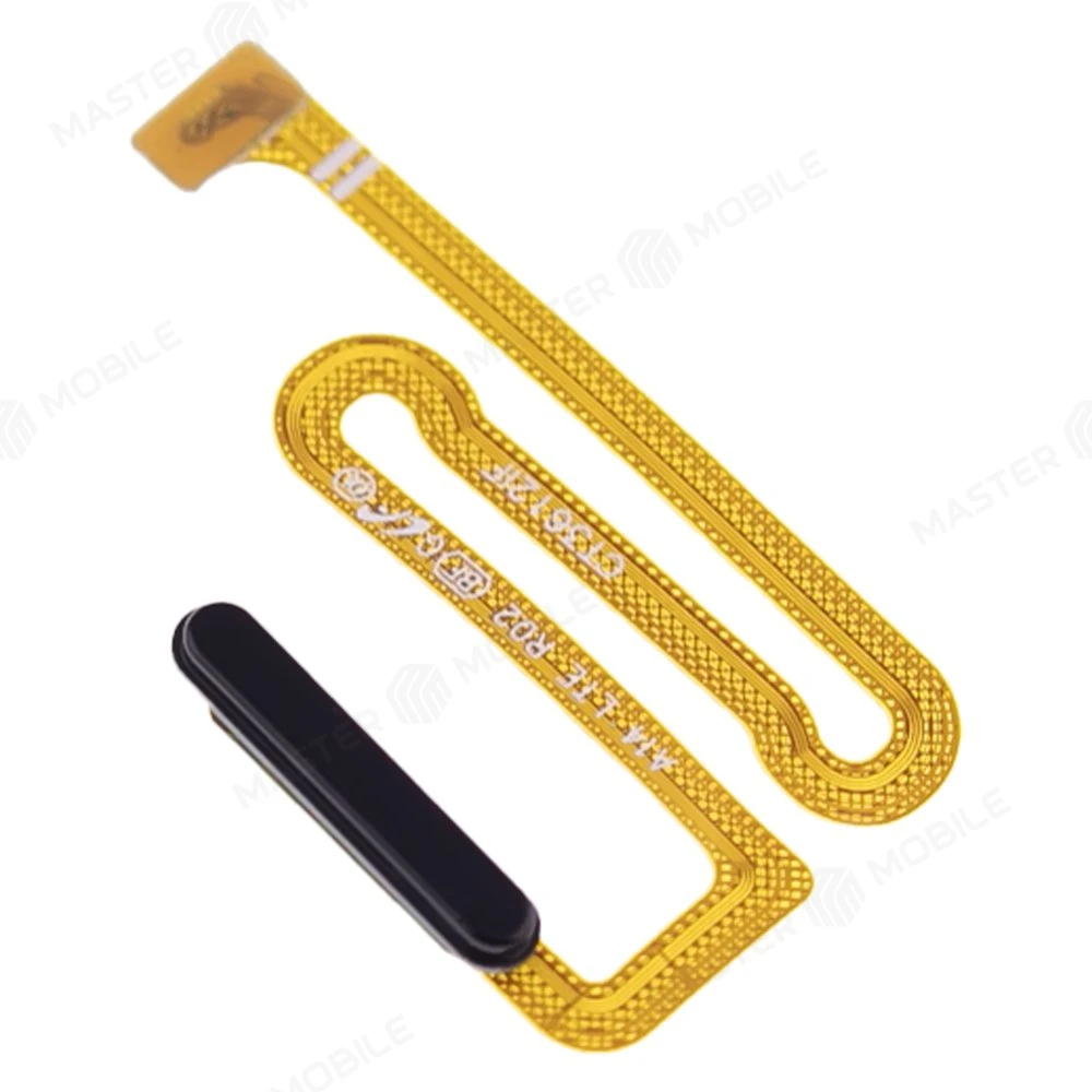 Шлейф для Samsung A145F Galaxy A14 4G / A146B Galaxy A14 5G с комп. + сканер отпечатка пальца (кнопка включения) (черный) фото №3