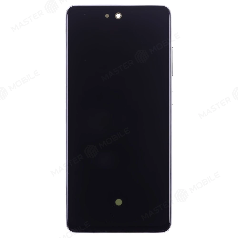 Дисплей для Samsung A525 Galaxy A52 / A526 Galaxy A52 5G / A528 Galaxy A52s + тачскрин (серебристый) (в рамке) (ORIG100) (SP) фото №1