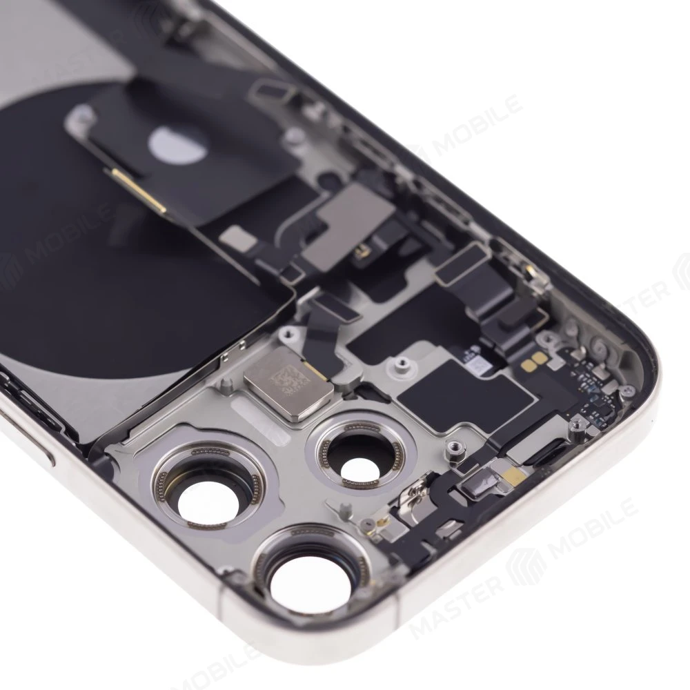 Корпус для Apple iPhone 15 Pro (титановый) (в сборе) (с разбора) (ORIG100) (возможен дефект ЛКП) фото №3