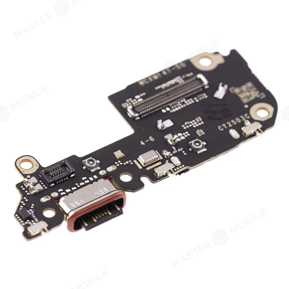 Нижняя плата для Xiaomi 14T (MZB0HU6RU) с комп. + разъем зарядки + микрофон + разъем SIM фото №3