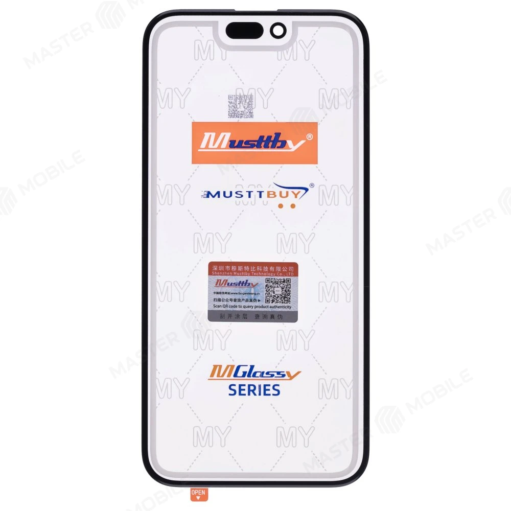 Стекло модуля для Apple iPhone 16 Plus + OCA (Musttby) фото №1