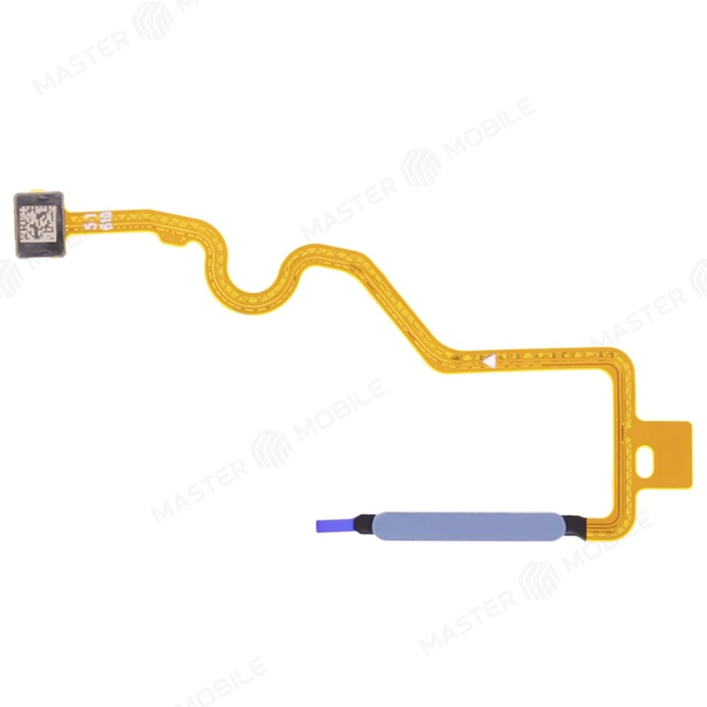 Шлейф для Infinix Hot 40i (X6528B) с комп. + сканер отпечатка пальца (голубой) фото №1