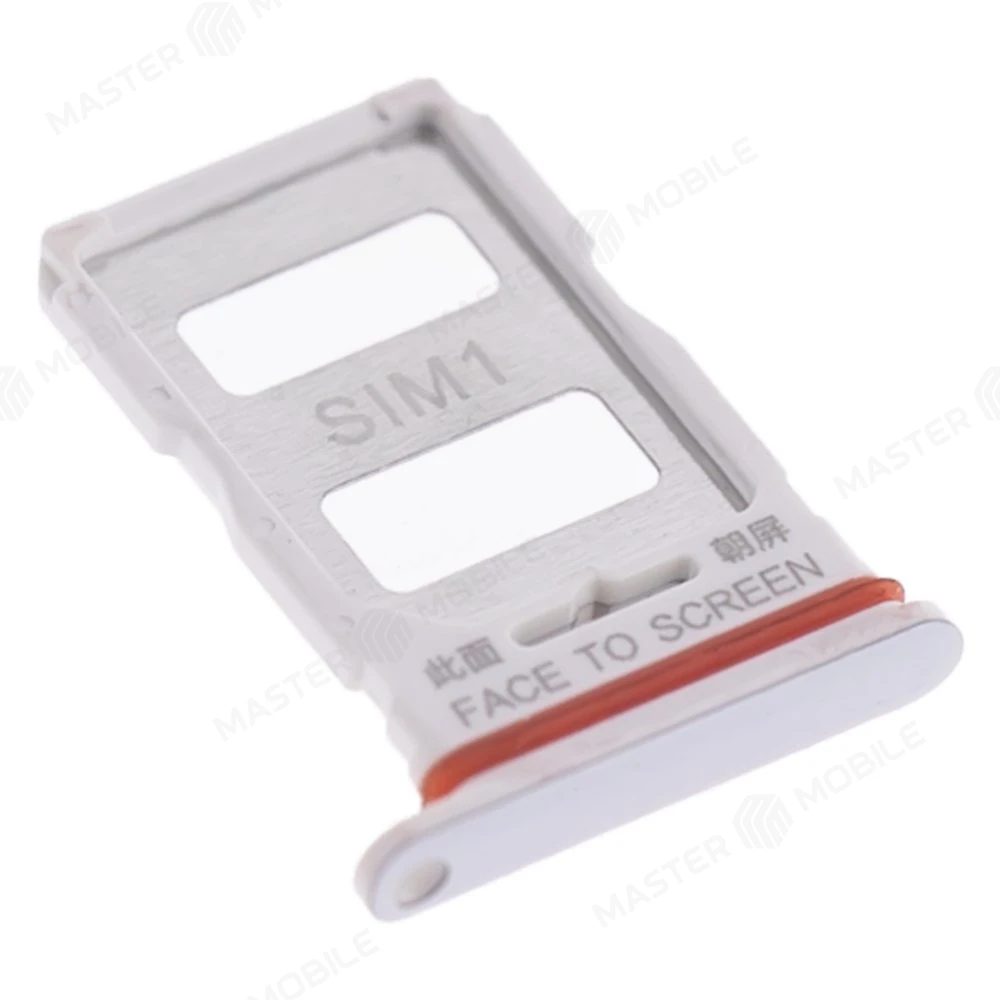 Держатель сим-карты для Xiaomi 12T (22071212AG) / 12T Pro (22081212UG) (серебристый) фото №3