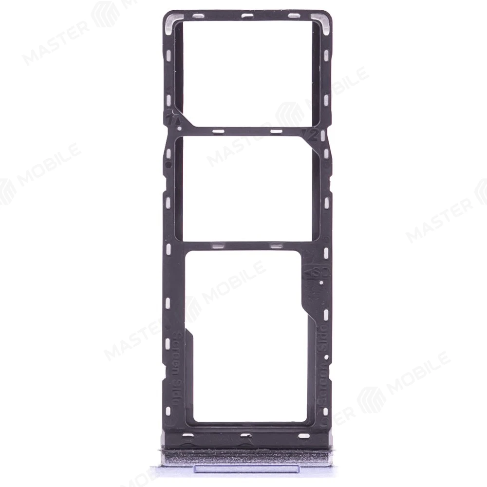 Держатель сим-карты для Tecno Pova 2 (LE7N) (серебристый) фото №1