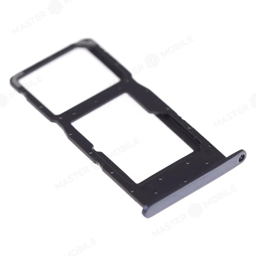 Держатель сим-карты для Huawei Honor 10 Lite (HRY-LX1) / Honor 10i (HRY-LX1T) (черный) фото №3