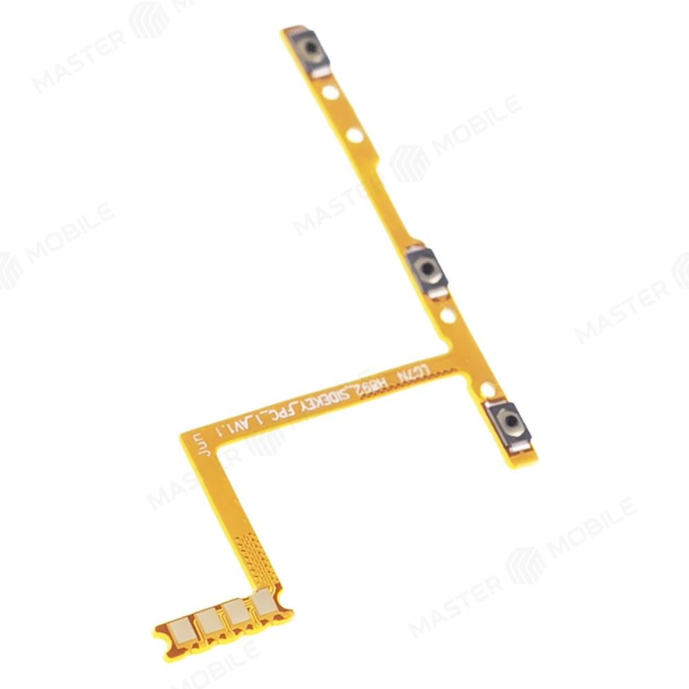 Шлейф для Tecno Pova 4 (LG7n) с комп. (на кнопку включения и кнопки громкости)  фото №3