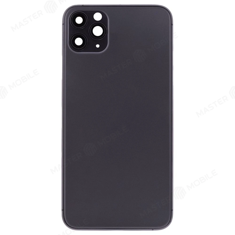 Корпус для Apple iPhone 11 Pro Max (серый) (Premium) фото №1