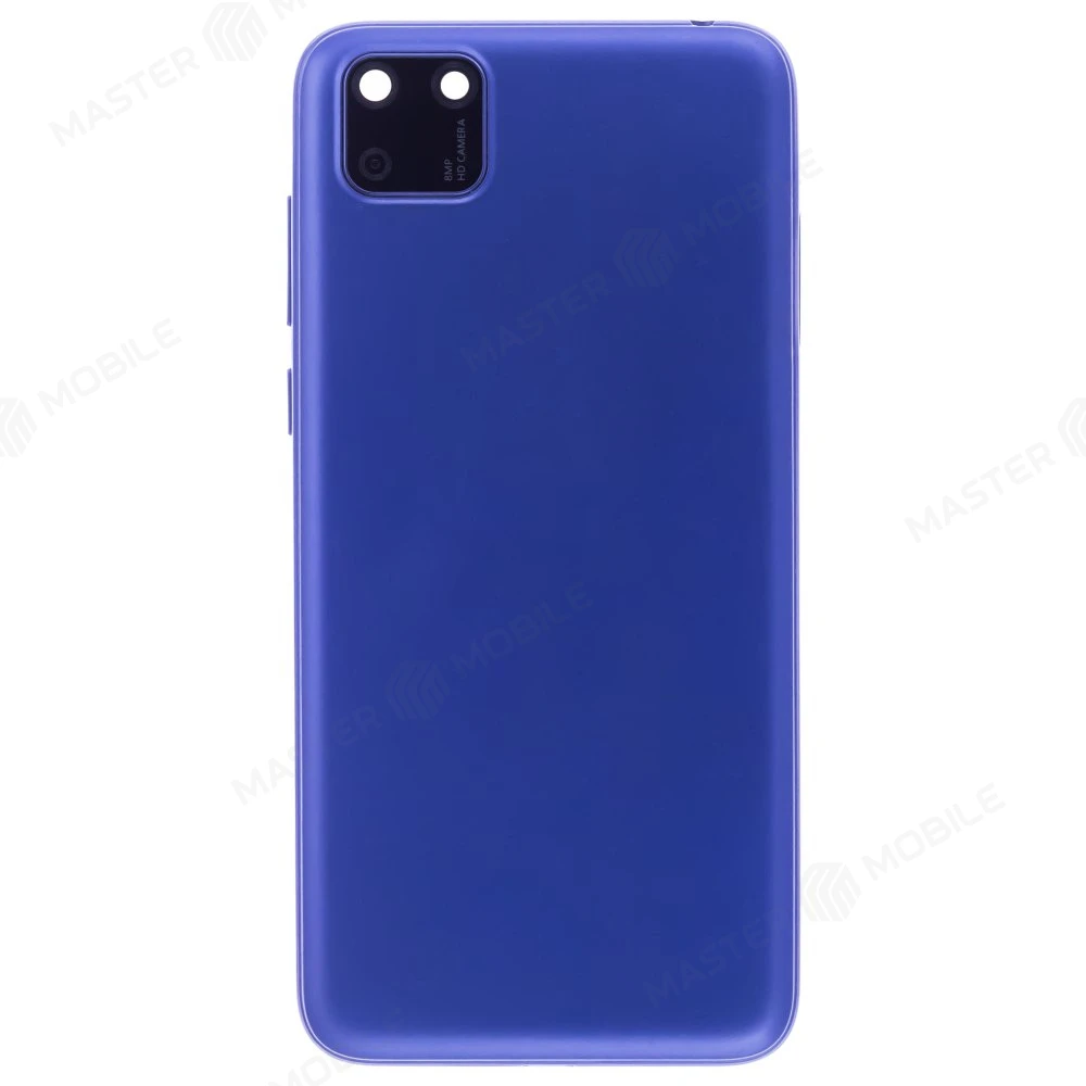 Задняя крышка для Huawei Honor 9S (DUA-LX9) / Y5p (DRA-LX9) (синий) (в сборе со стеклом камеры) фото №1