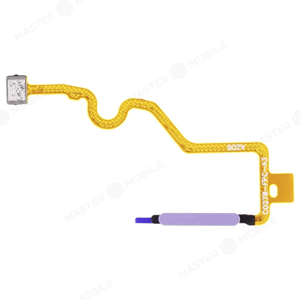 Шлейф для Infinix Hot 30 Play (X6835B) с комп. + сканер отпечатка пальца (фиолетовый) фото №1