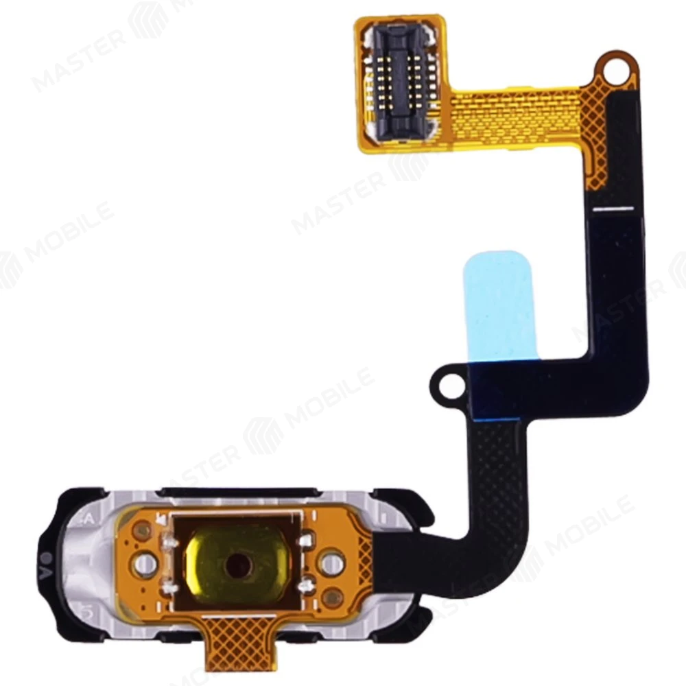 Шлейф для Samsung A320 Galaxy A3 (2017) / A520 Galaxy A5 (2017) / A720 Galaxy A7 (2017) с комп. + кнопка Home + сканер отпечатка пальца (черный) фото №2