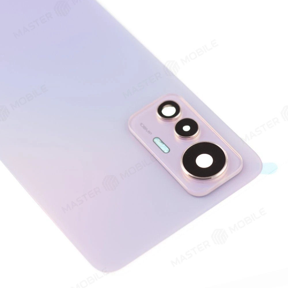 Задняя крышка для Xiaomi 12 Lite (2203129G) (розовый) (в сборе со стеклом камеры) (ORIG100)  фото №3