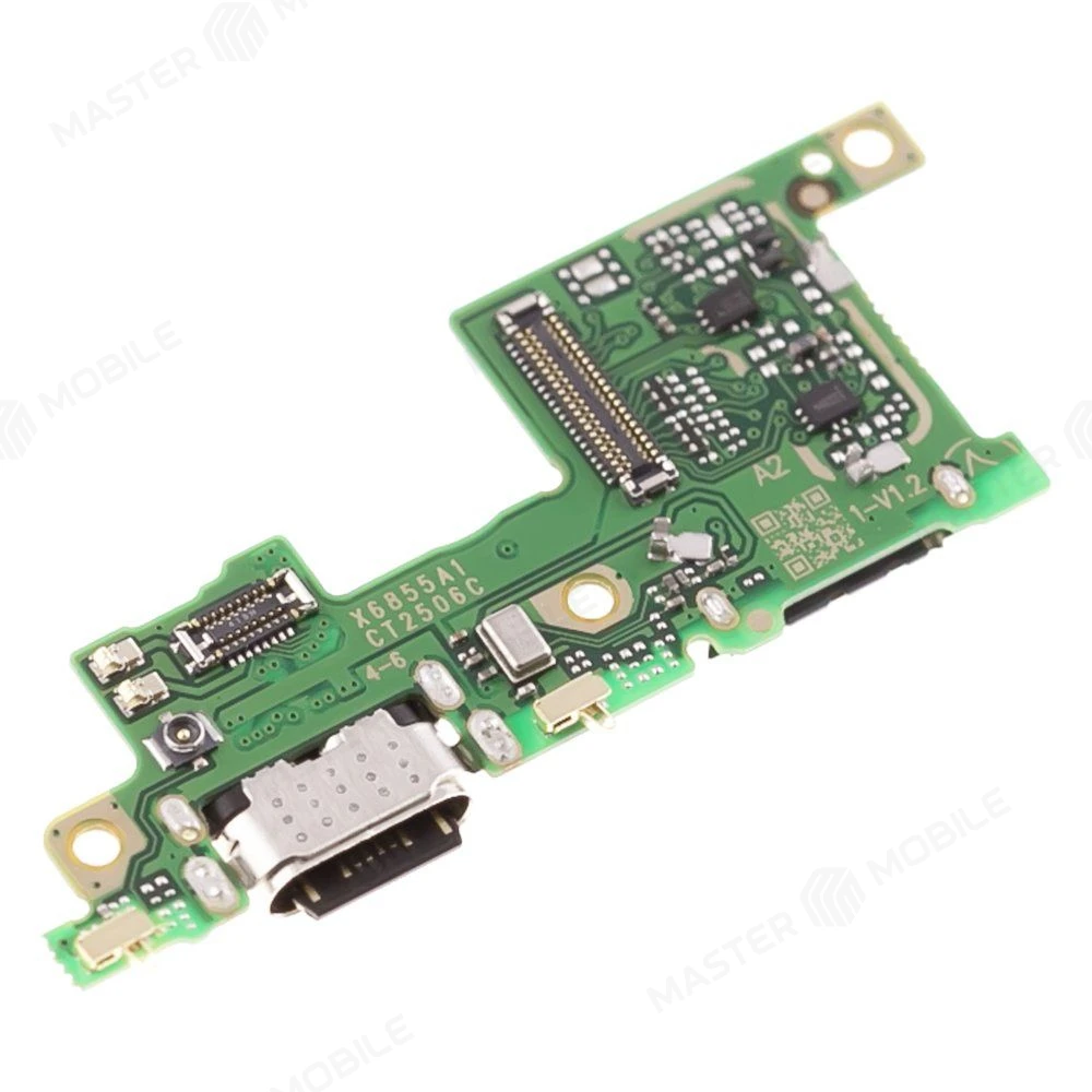 Нижняя плата для Infinix Note 50 Pro (X6855) с комп. + разъем зарядки + микрофон + разъем SIM фото №3