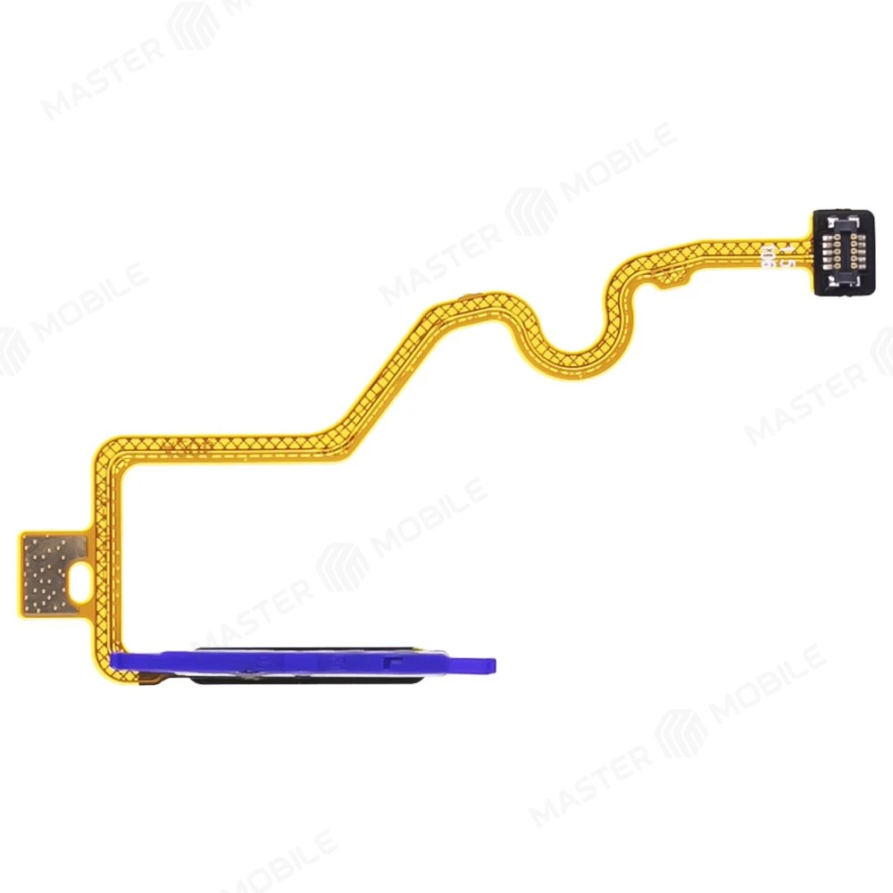 Шлейф для Infinix Smart 8 Pro (X6525B) с комп. + сканер отпечатка пальца (черный) фото №2