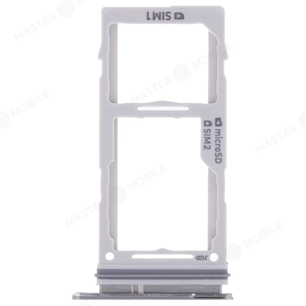 Держатель сим-карты для Samsung G973 Galaxy S10 / G975 Galaxy S10+ / G970 Galaxy S10e (серебристый) фото №1