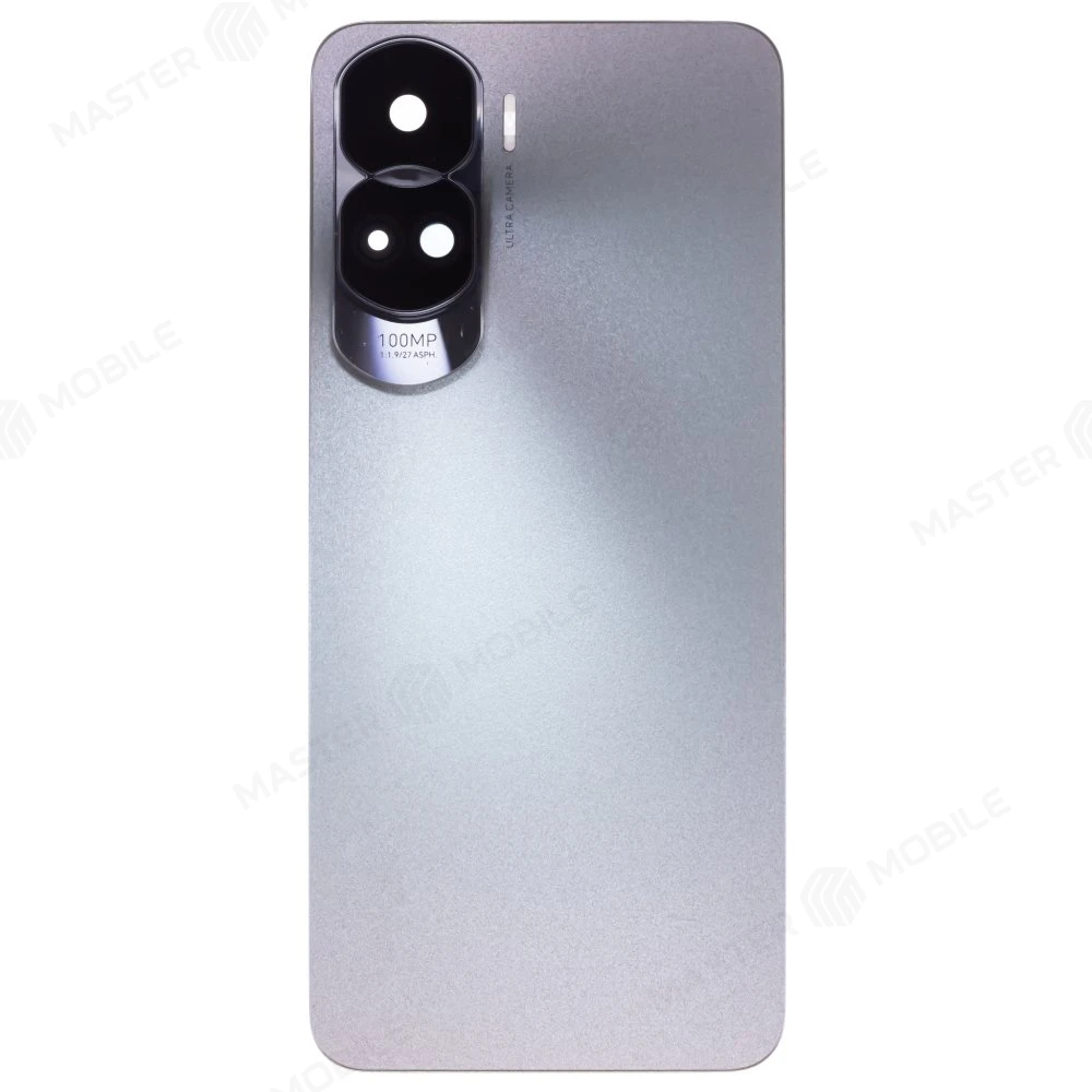 Задняя крышка для Huawei Honor 90 Lite (CRT-NX1) (серебристый) (в сборе со стеклом камеры) фото №1