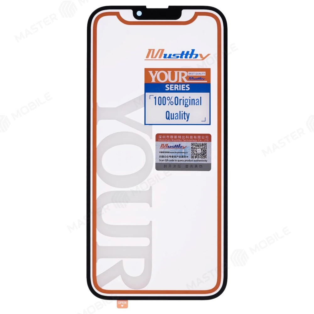 Стекло модуля для Apple iPhone 13 Pro Max + OCA (Musttby) (Premium) фото №1
