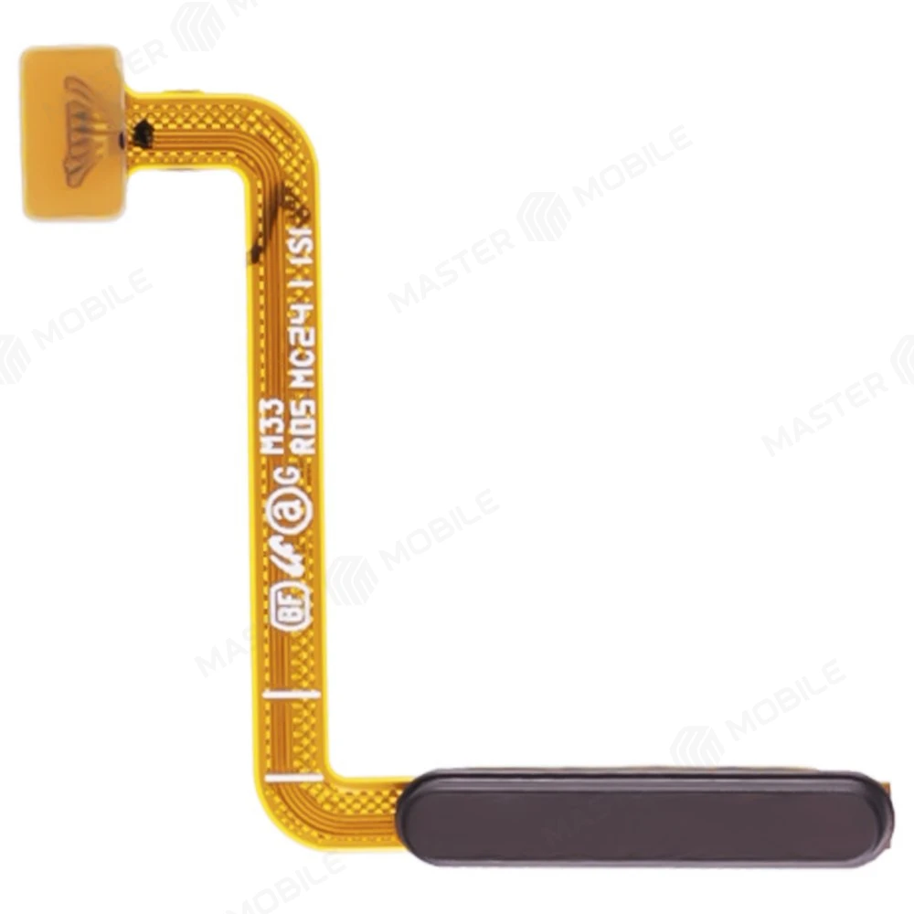 Шлейф для Samsung M336 Galaxy M33 5G с комп. + сканер отпечатка пальца (кнопка включения) (коричневый)  фото №1