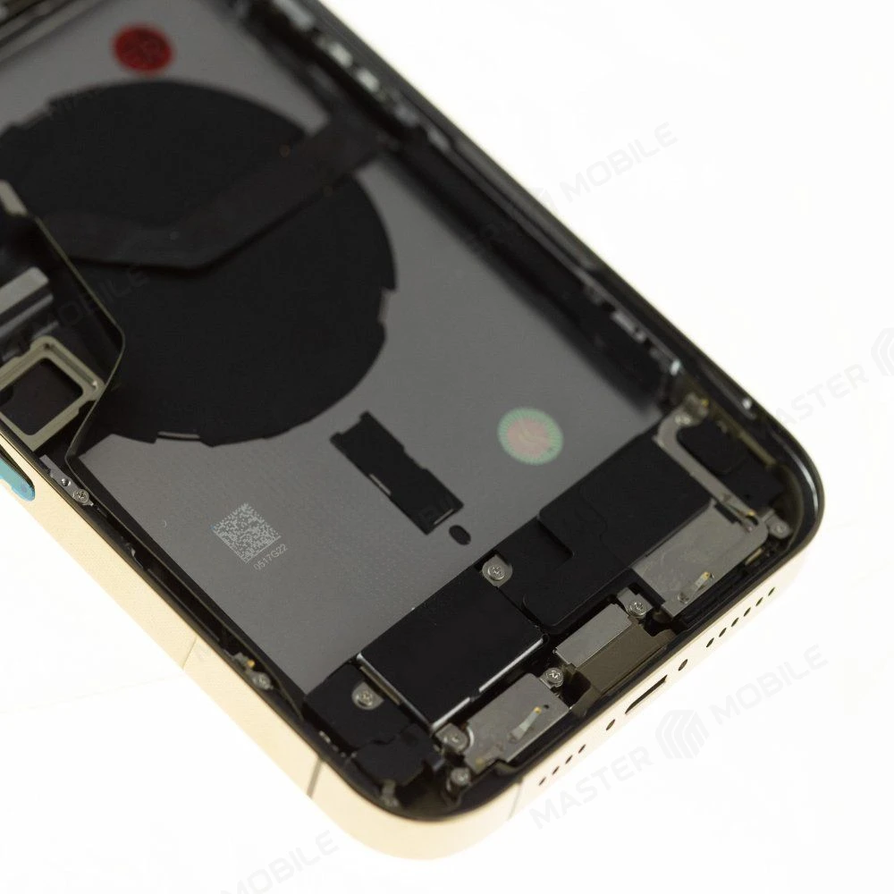 Корпус для Apple iPhone 12 Pro Max (золотистый) (в сборе) (ORIG100) (Снятый) (возможен дефект ЛКП) фото №4
