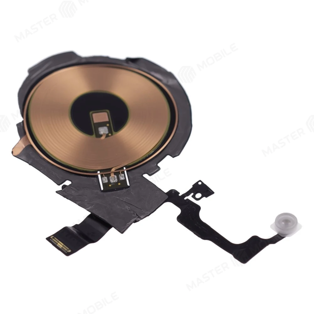 Шлейф для Apple iPhone 15 Pro Max с комп. + микрофон + вспышка + беспроводная зарядка (ORIG100) фото №3