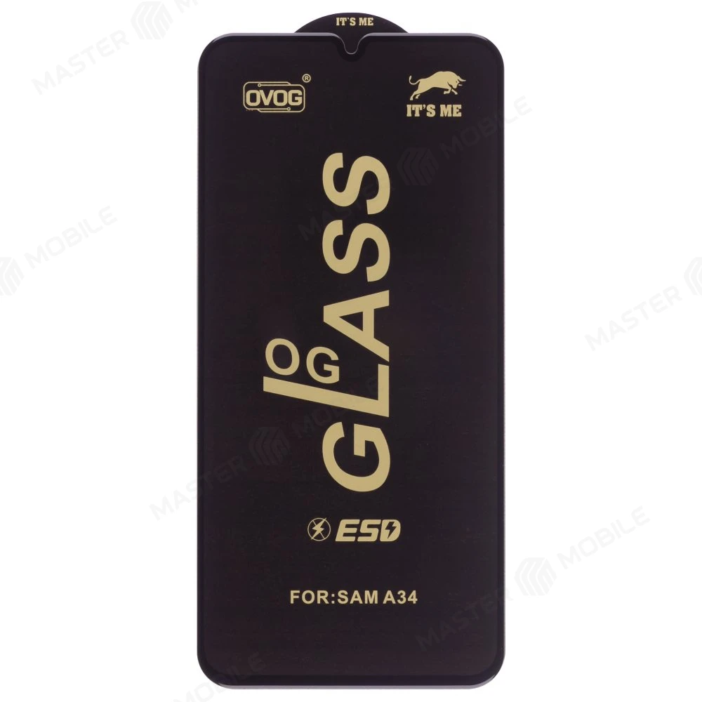 Защитное стекло OG Glass для Samsung A346 Galaxy A34 5G (черный) фото №1