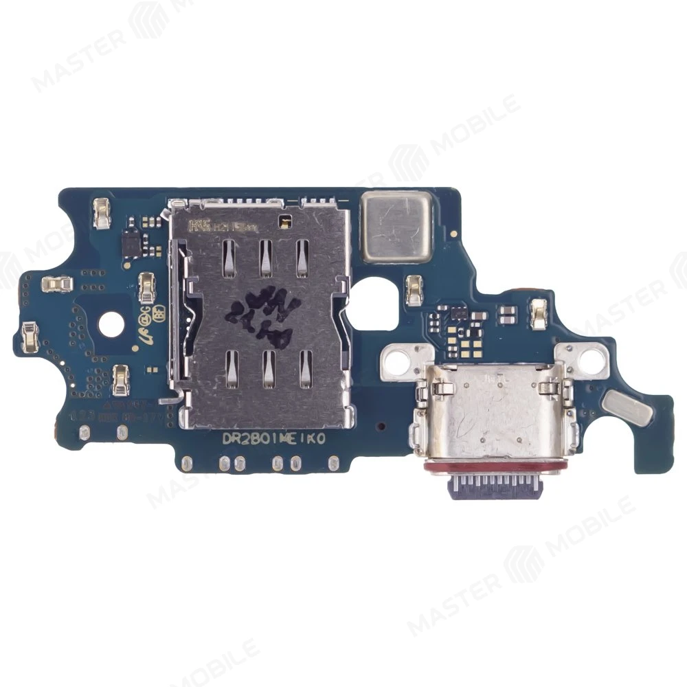 Нижняя плата для Samsung G996 Galaxy S21+ с комп. + разъем зарядки + микрофон + разъем SIM (ORIG100) фото №2