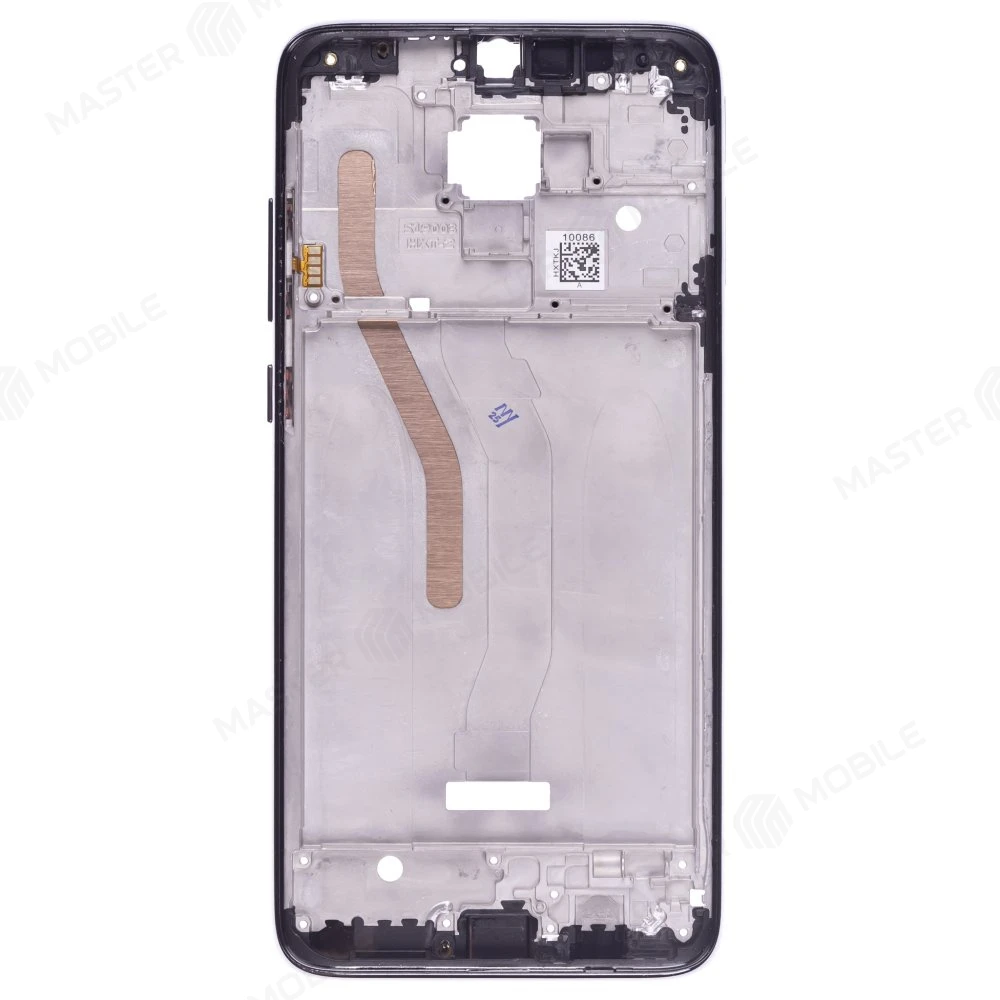 Рамка дисплея для Xiaomi Redmi Note 8 Pro (M1906G7G) (2 отверстия SIM) (черный) фото №2