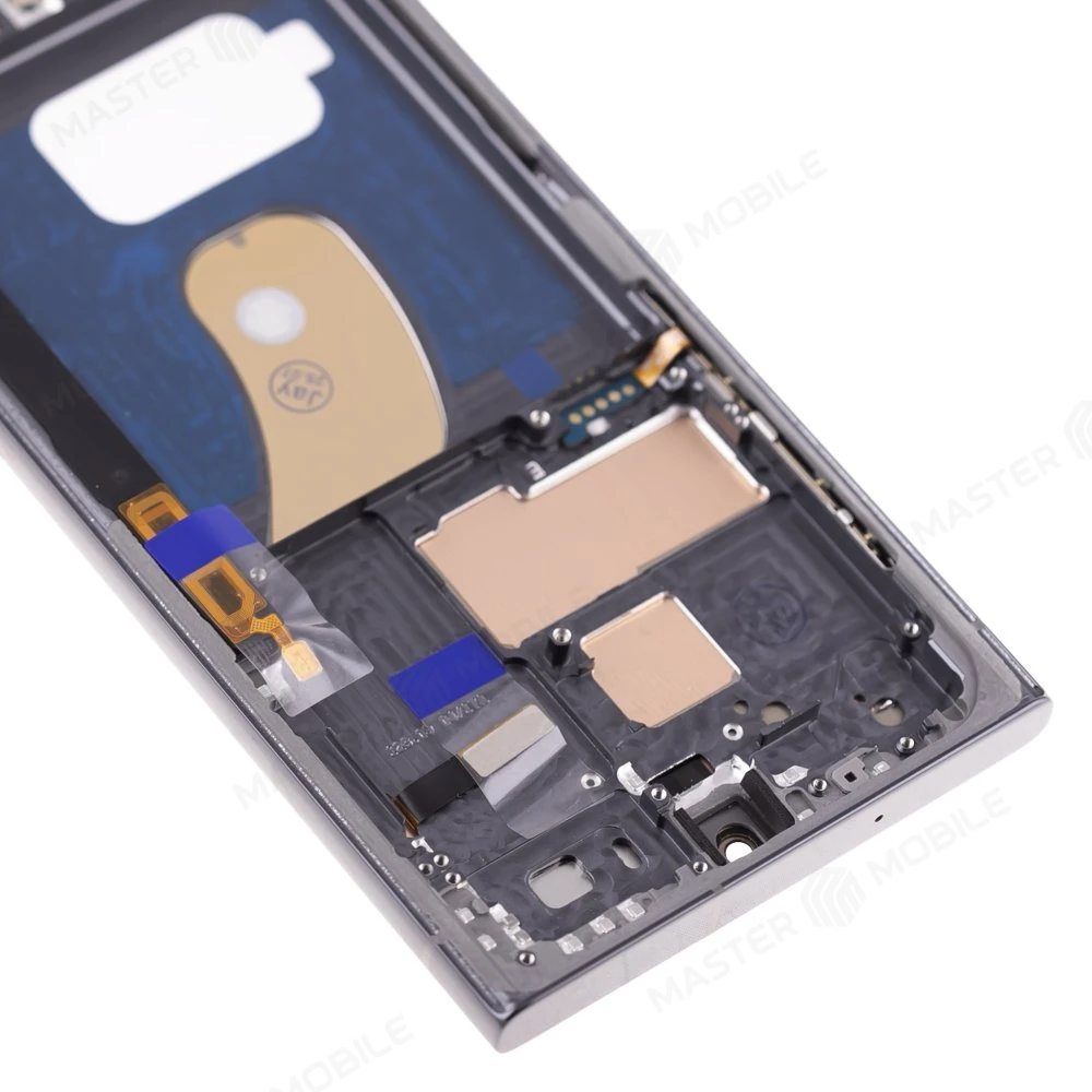 Дисплей для Samsung S918 Galaxy S23 Ultra + тачскрин (зеленый) (в рамке) (OLED) (Full Size) фото №3