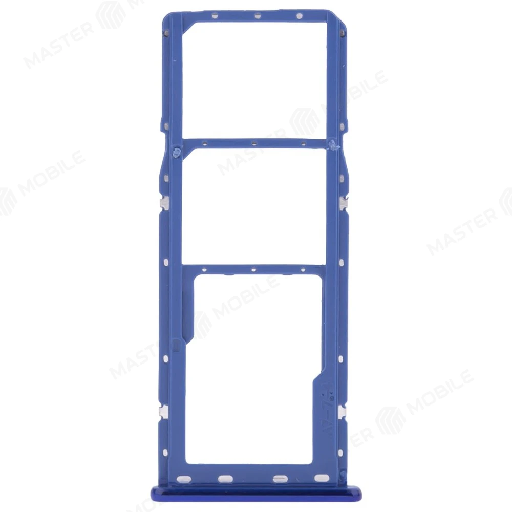 Держатель сим-карты для Samsung A750 Galaxy A7 (2018) (синий) фото №2