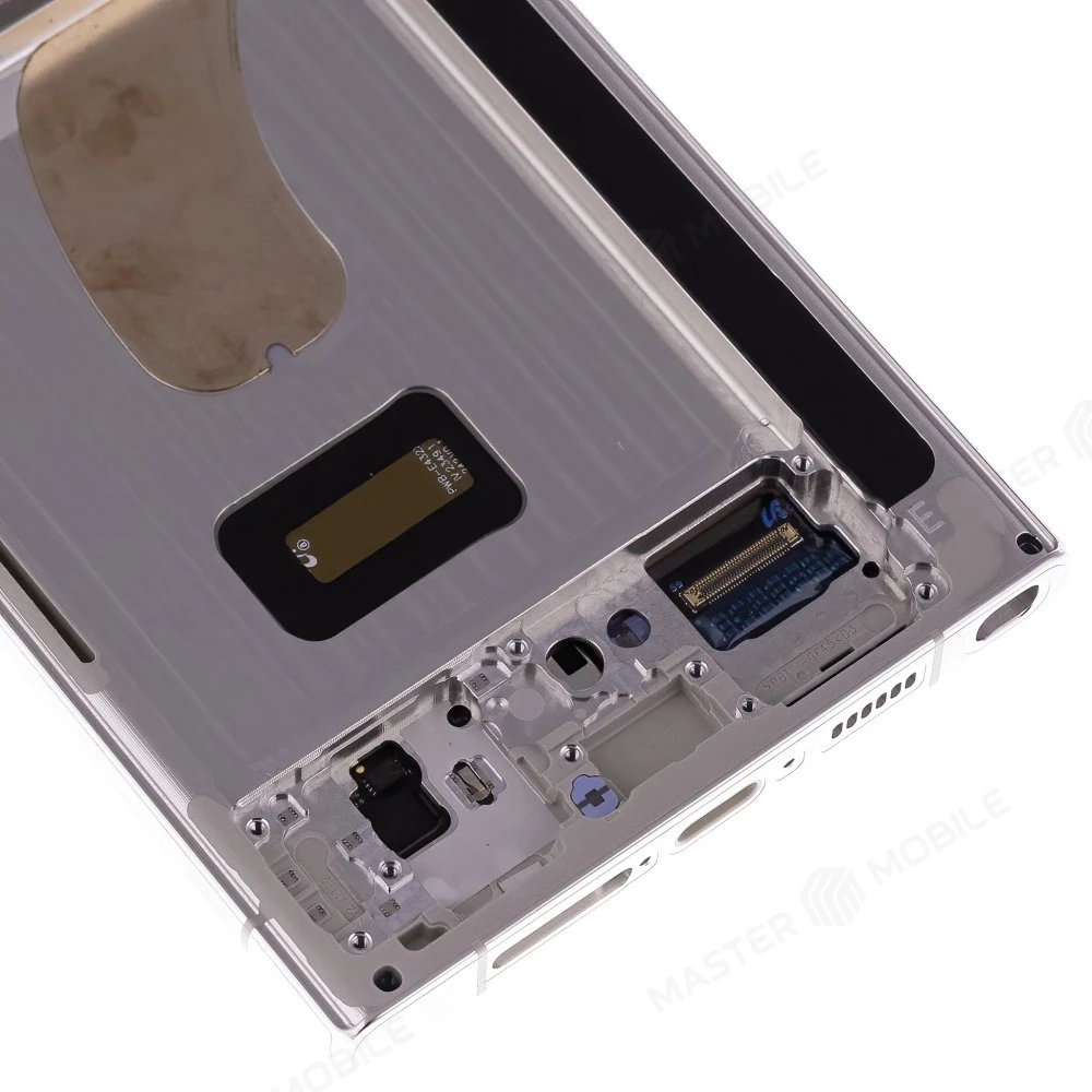 Дисплей для Samsung S918 Galaxy S23 Ultra + тачскрин (серебристый) (в рамке) (ORIG100) (возможен дефект ЛКП) фото №4