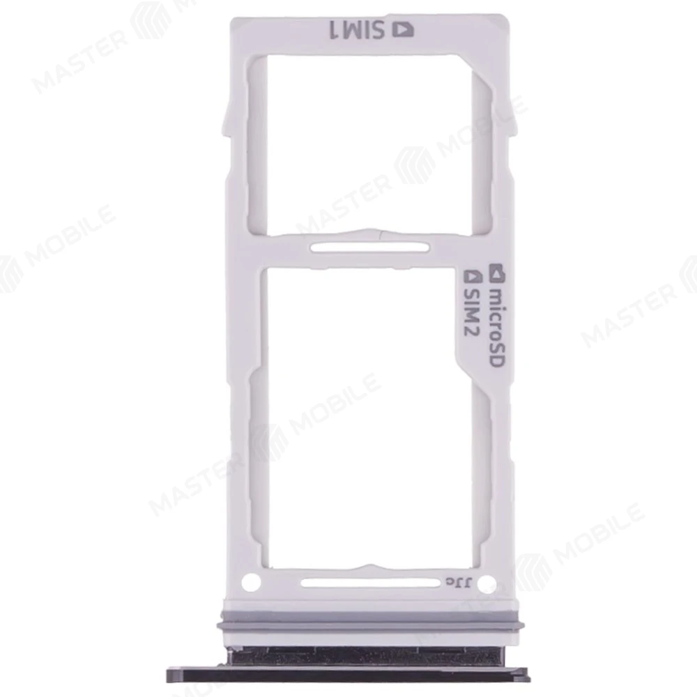 Держатель сим-карты для Samsung G973 Galaxy S10 / G975 Galaxy S10+ / G970 Galaxy S10e (черный) фото №1