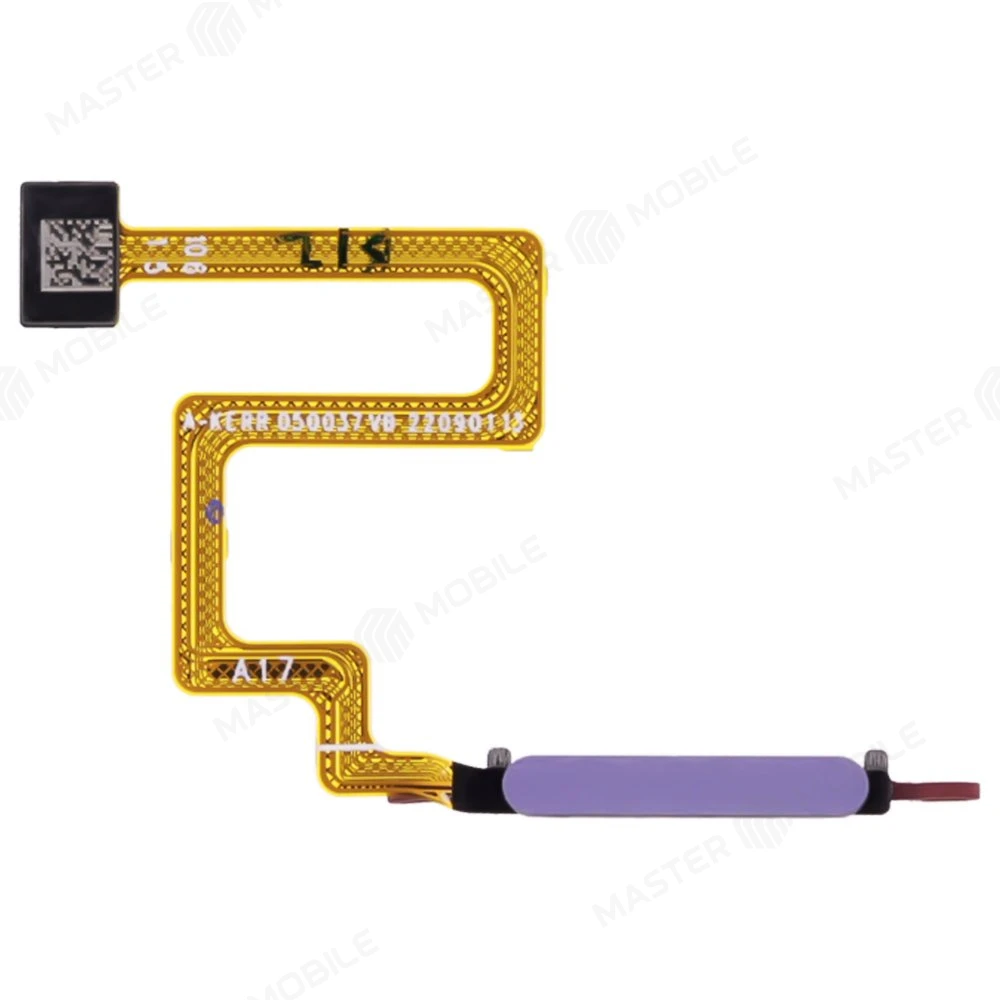 Шлейф для Samsung A226 Galaxy A22 5G/A226 Galaxy A22s 5G с комп. + сканер отпечатка пальца (фиолетовый) фото №1