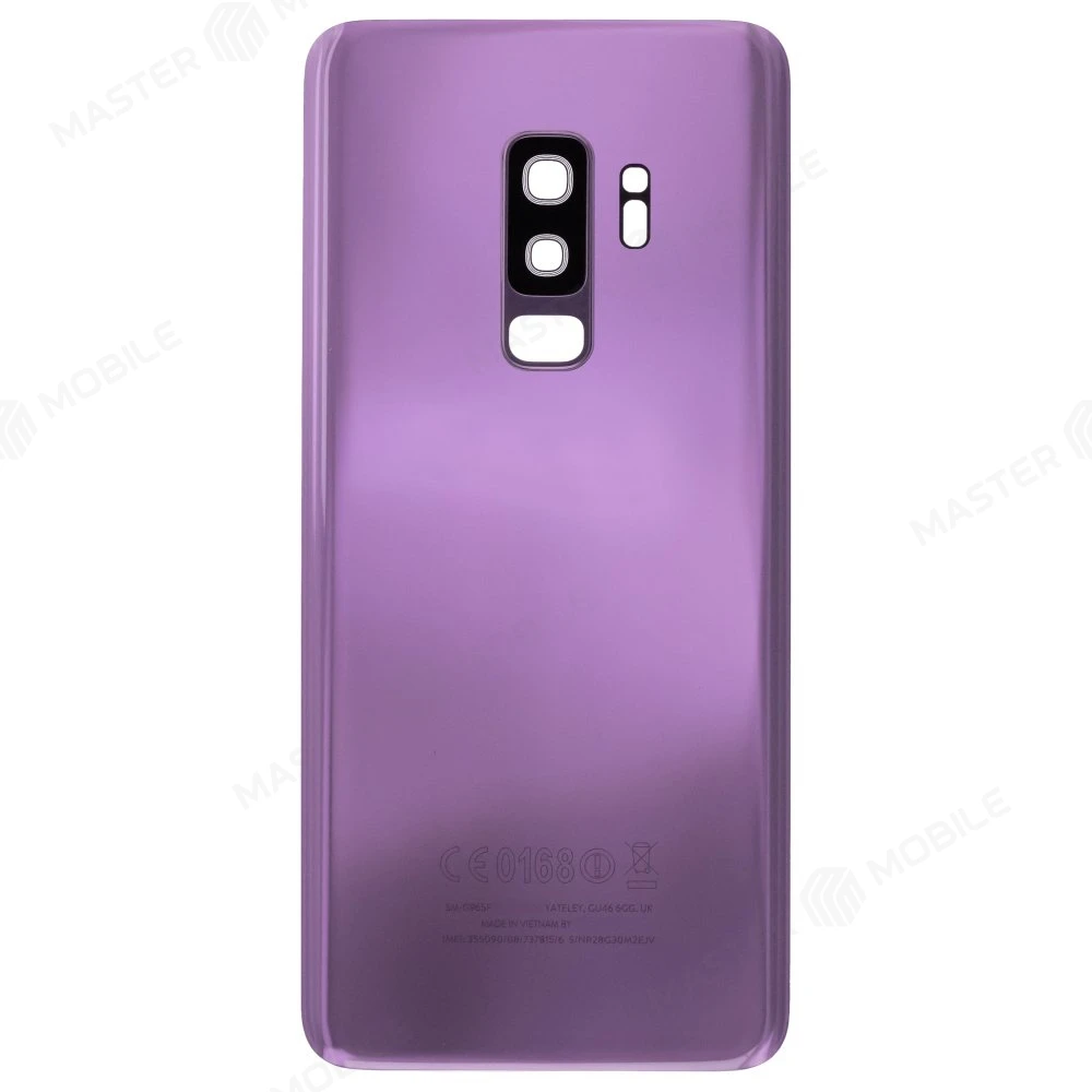 Задняя крышка для Samsung G965 Galaxy S9+ (фиолетовый) (в сборе со стеклом камеры) фото №1