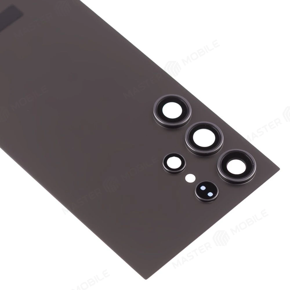 Задняя крышка для Samsung S928 Galaxy S24 Ultra (черный) (в сборе со стеклом камеры) (ORIG100)  фото №3