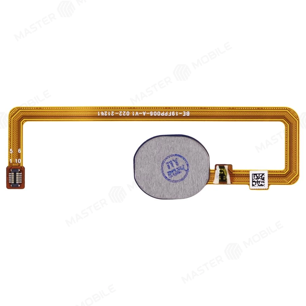 Шлейф для Samsung A107 Galaxy A10s с комп. + сканер отпечатка пальца (синий)  фото №2