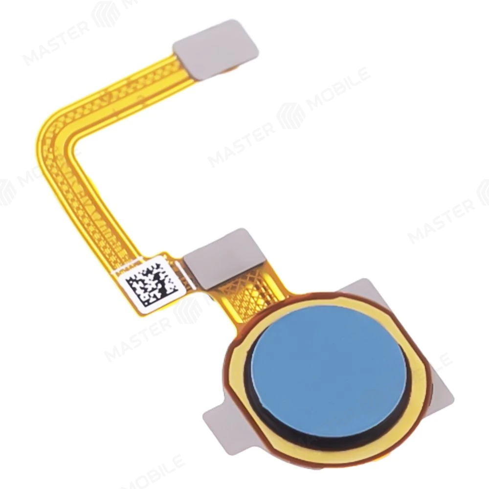 Шлейф для Realme C25Y (RMX3269) с комп. + сканер отпечатка пальца (синий)  фото №3