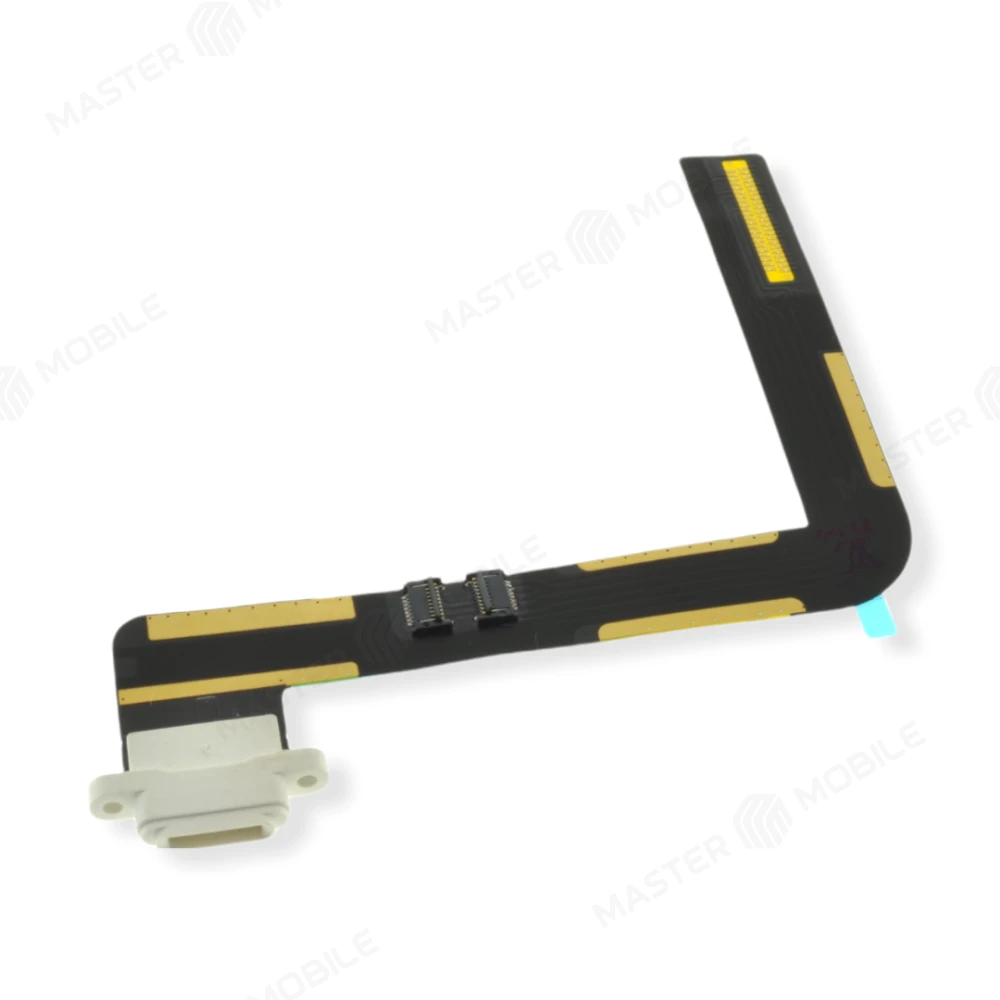 Шлейф для Apple iPad Air (A1474/A1475/A1476) / iPad 5 9.7 (2017) (A1822/A1823) и др. с комп. + разъем зарядки (белый) (ORIG100) фото №1