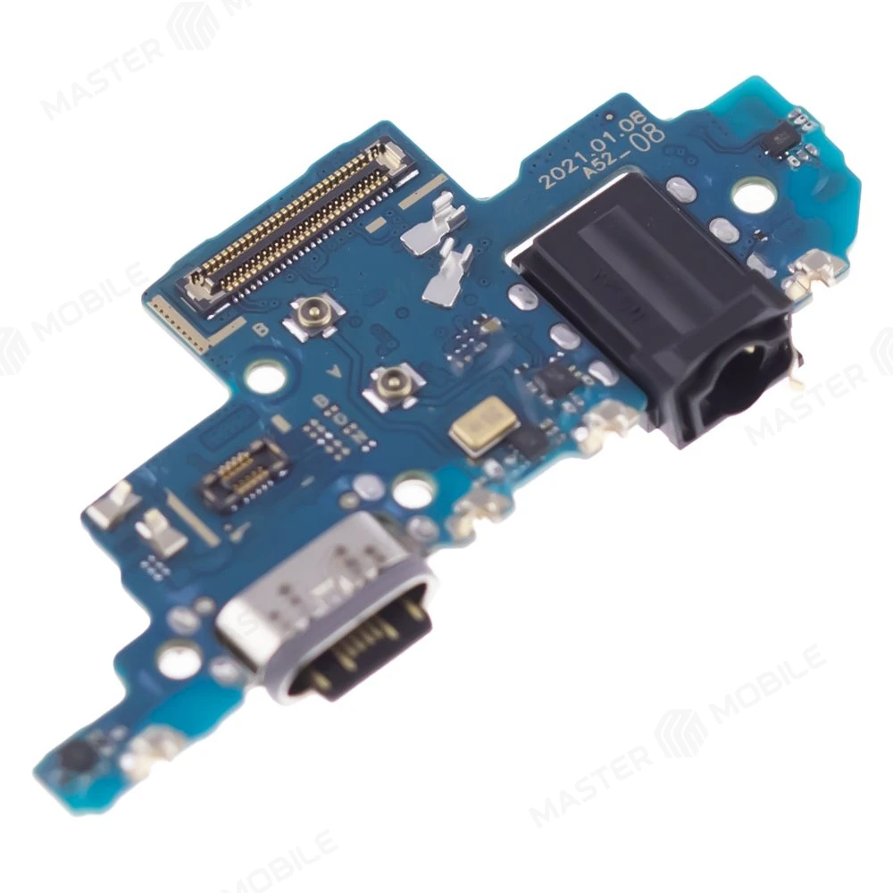 Нижняя плата для Samsung A525 Galaxy A52 с комп. + разъем зарядки + разъем гарнитуры + микрофон  фото №3