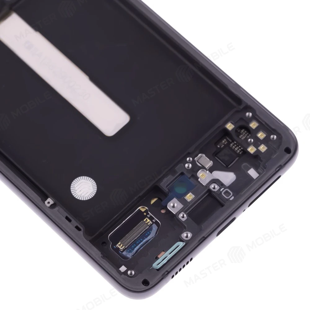 Дисплей для Samsung G990 Galaxy S21 FE + тачскрин (черный) (в рамке) (ORIG100) (возможен дефект ЛКП) фото №4